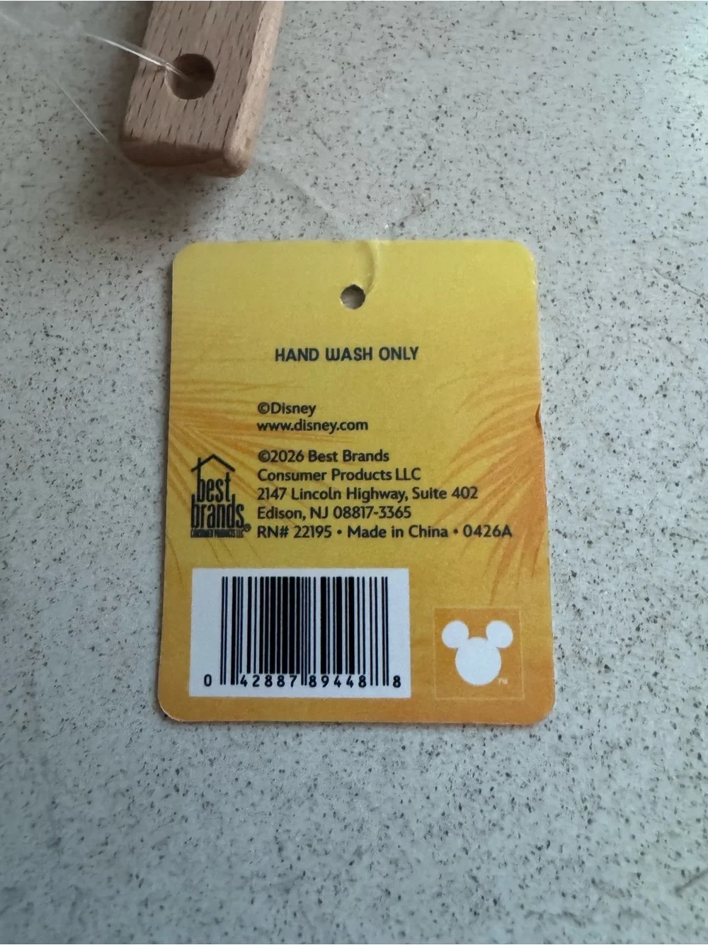 Disney Blue Stitch Silicone Spatula with Wooden Handle